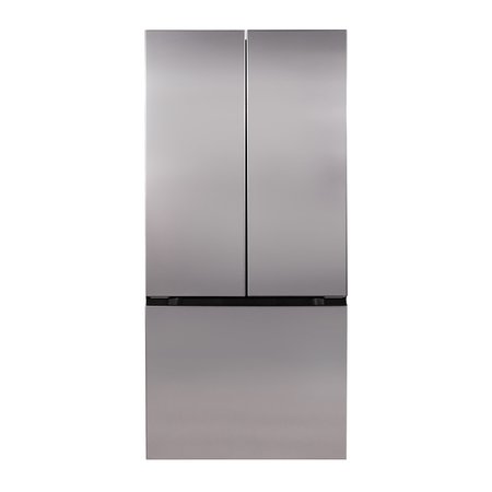 AVANTI 17.5 cu. ft. Frost Free French Door Refrigerator, Stainless Steel FFFDS175L3S